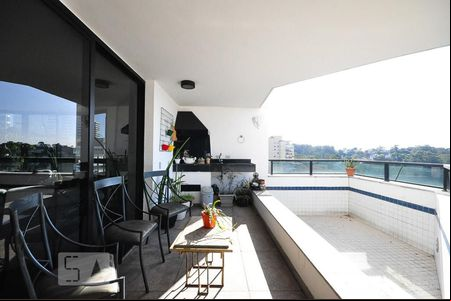 varanda gourmet	 de apartamento para alugar com 4 quartos, 380m² em Real Parque, São Paulo