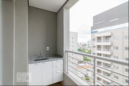Varanda Gourmet de kitnet/studio à venda com 1 quarto, 41m² em Rudge Ramos, São Bernardo do Campo