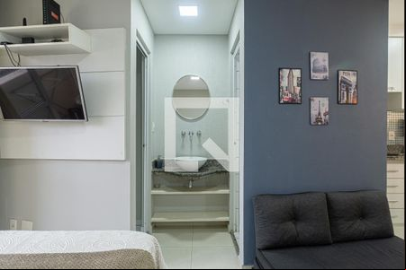 Sala/Quarto de kitnet/studio para alugar com 1 quarto, 27m² em Consolação, São Paulo