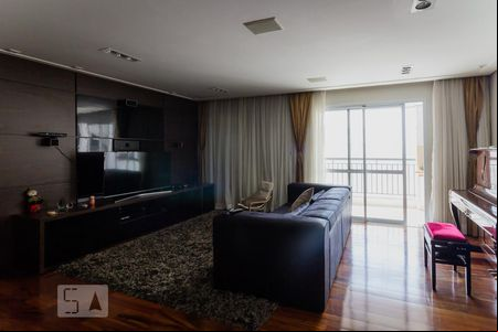 Sala de apartamento para alugar com 3 quartos, 118m² em Centro, Santo André