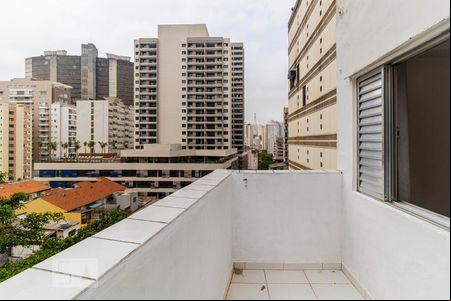 Varanda de kitnet/studio para alugar com 1 quarto, 31m² em Bela Vista, São Paulo