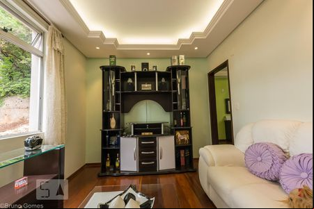 Sala de apartamento à venda com 3 quartos, 115m² em Luxemburgo, Belo Horizonte