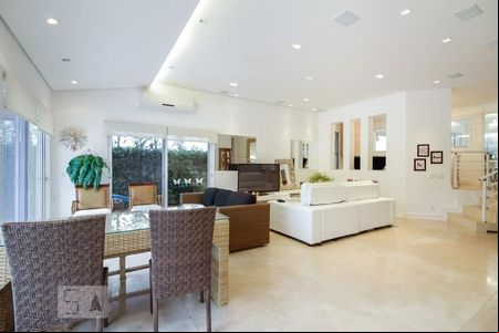 Sala de casa de condomínio para alugar com 4 quartos, 350m² em Alphaville, Santana de Parnaíba