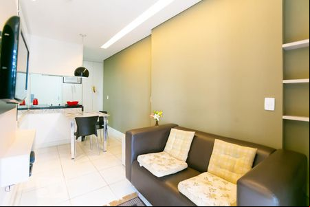 SALA de apartamento para alugar com 1 quarto, 37m² em Asa Norte, Brasília