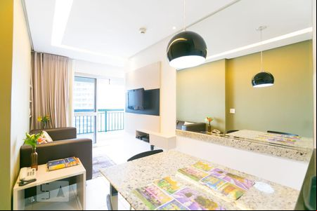 SALA de apartamento para alugar com 1 quarto, 37m² em Asa Norte, Brasília