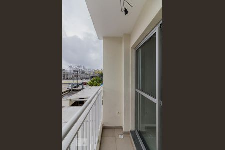 Varanda da Sala de apartamento à venda com 2 quartos, 50m² em Vila Homero Thon, Santo André