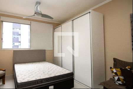 Quarto, cama de casal  de apartamento à venda com 1 quarto, 34m² em Moema, São Paulo