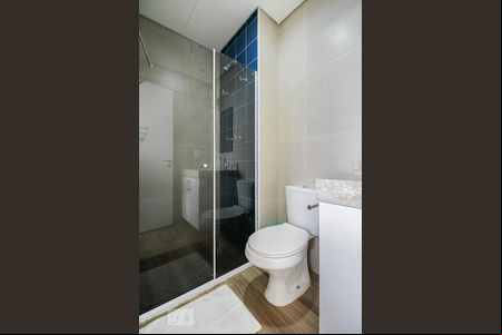 Banheiro de kitnet/studio à venda com 1 quarto, 33m² em Centro, Osasco