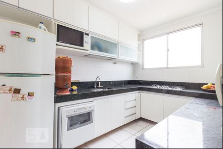Cozinha - Armários de apartamento à venda com 3 quartos, 114m² em Castelo, Belo Horizonte
