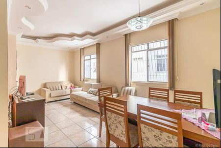Sala de apartamento à venda com 3 quartos, 90m² em Fernão Dias, Belo Horizonte