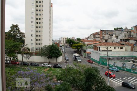 VISTA SALA de apartamento para alugar com 2 quartos, 55m² em Vila Basileia, São Paulo