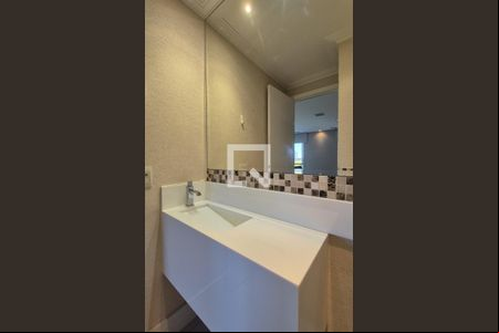 Lavabo de apartamento para alugar com 2 quartos, 100m² em Campestre, Santo André