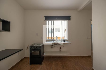 Sala / Cozinha de kitnet/studio para alugar com 1 quarto, 26m² em Maracanã, Rio de Janeiro
