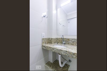 Banheiro de kitnet/studio à venda com 1 quarto, 30m² em Taquaral, Campinas