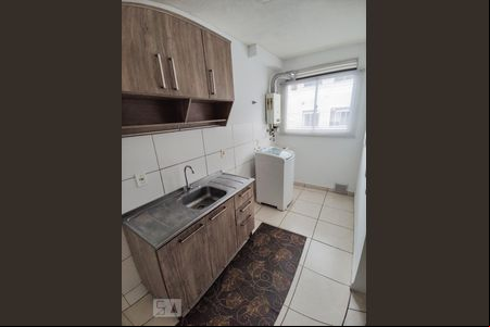 Cozinha de apartamento à venda com 2 quartos, 47m² em Operário, Novo Hamburgo