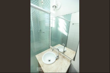 Banheiro de kitnet/studio à venda com 1 quarto, 35m² em Cachambi, Rio de Janeiro