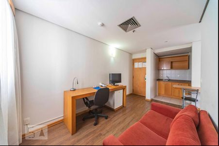 Sala de apartamento à venda com 1 quarto, 55m² em Centro, Santo André