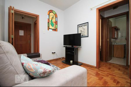 Sala de apartamento à venda com 1 quarto, 53m² em Floresta, Porto Alegre