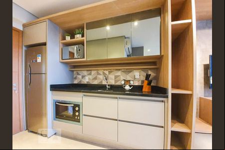 Cozinha de kitnet/studio à venda com 1 quarto, 34m² em Centro, Osasco