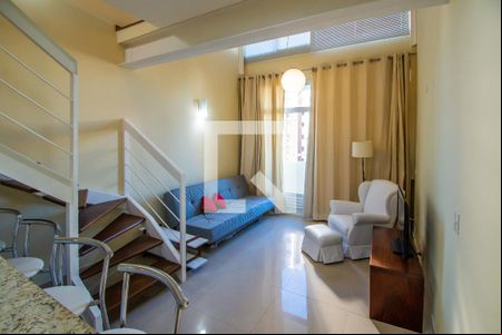 Sala de apartamento para alugar com 1 quarto, 50m² em Cambuí, Campinas