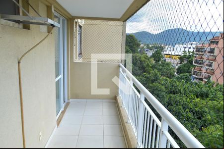 Varanda da Sala de apartamento para alugar com 2 quartos, 68m² em Taquara, Rio de Janeiro