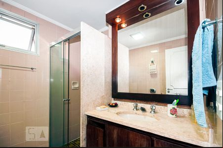 Banheiro Social de apartamento para alugar com 3 quartos, 115m² em Santo Amaro, São Paulo