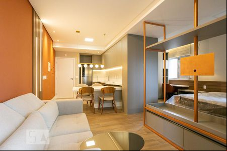 Sala de kitnet/studio para alugar com 1 quarto, 50m² em Rudge Ramos, São Bernardo do Campo