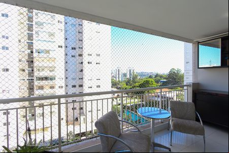 Varanda da Sala de apartamento para alugar com 3 quartos, 110m² em Jardim Vazani, São Paulo