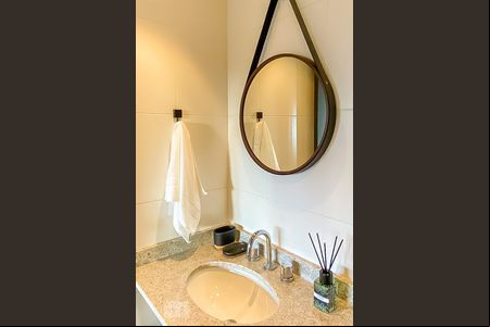 Banheiro de kitnet/studio à venda com 1 quarto, 45m² em Vila Cruzeiro, São Paulo