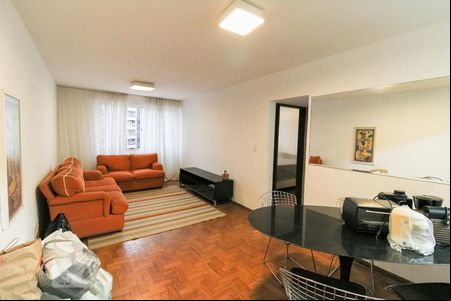 Sala de apartamento para alugar com 1 quarto, 62m² em Aclimação, São Paulo