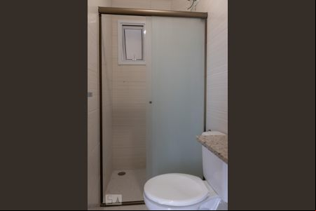 Banheiro - Suíte  de apartamento para alugar com 2 quartos, 49m² em Jardim Santo Alberto, Santo André