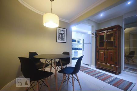 Sala de Jantar de apartamento para alugar com 1 quarto, 45m² em Real Parque, São Paulo