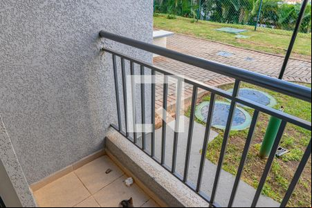 Varanda da Sala  de apartamento para alugar com 2 quartos, 49m² em Vila Mimosa , Campinas