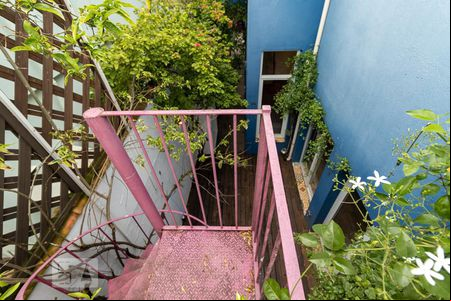 Terraço - escada de casa para alugar com 3 quartos, 220m² em Jardim Paulistano, São Paulo