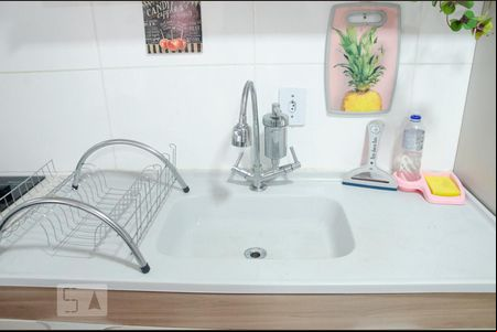 Cozinha de apartamento à venda com 1 quarto, 34m² em Vila Nova Carolina, São Paulo