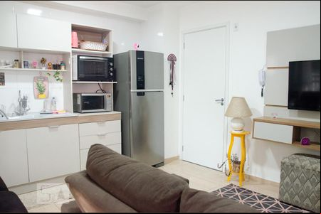 Sala de apartamento à venda com 1 quarto, 34m² em Vila Nova Carolina, São Paulo