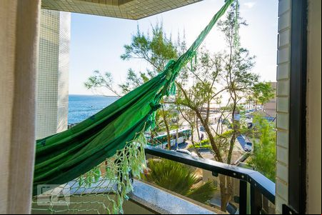 Varanda da Sala de apartamento para alugar com 1 quarto, 39m² em Rio Vermelho, Salvador