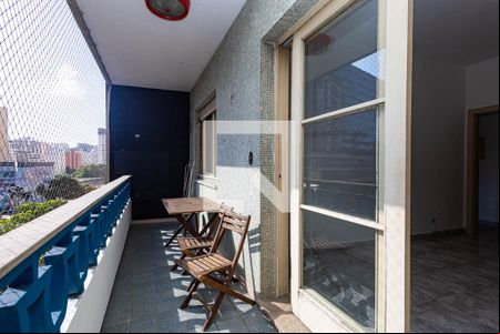 Varanda de apartamento para alugar com 1 quarto, 75m² em Bela Vista, São Paulo