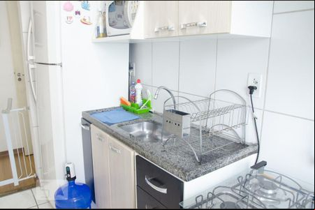 Cozinha de apartamento à venda com 2 quartos, 49m² em Parque Novo Mundo, São Paulo
