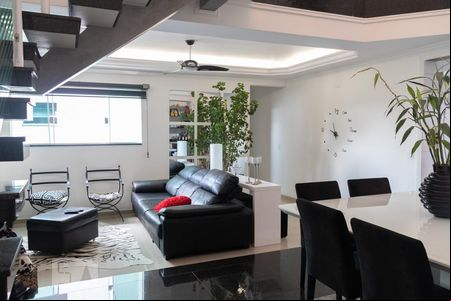 Sala de apartamento para alugar com 4 quartos, 335m² em Campestre, Santo André