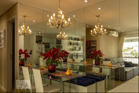 Sala de apartamento à venda com 2 quartos, 68m² em Chácara Inglesa, São Paulo