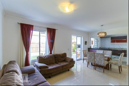 Sala de casa de condomínio para alugar com 3 quartos, 178m² em Loteamento Residencial Barão do Café, Campinas