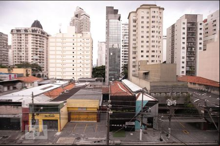 Vista da Sala de apartamento para alugar com 3 quartos, 90m² em Itaim Bibi, São Paulo