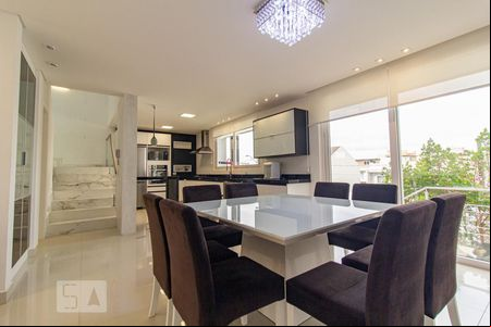 Sala de Jantar de casa de condomínio para alugar com 3 quartos, 220m² em Uberaba, Curitiba