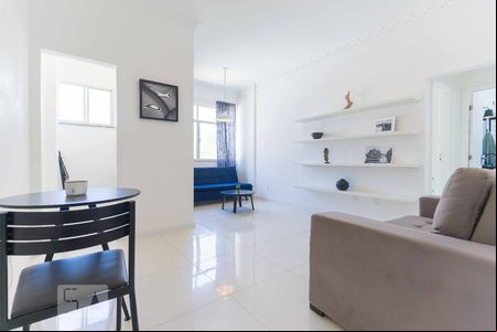 Sala - Mesa de apartamento à venda com 1 quarto, 53m² em Glória, Rio de Janeiro