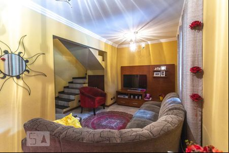 Sala de estar de casa à venda com 3 quartos, 74m² em Demarchi, São Bernardo do Campo