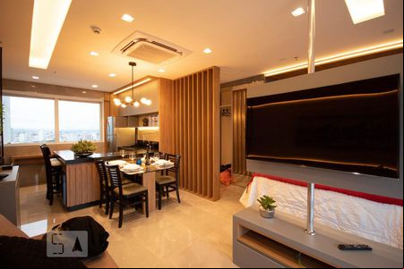 Sala de kitnet/studio para alugar com 1 quarto, 46m² em Centro, Osasco