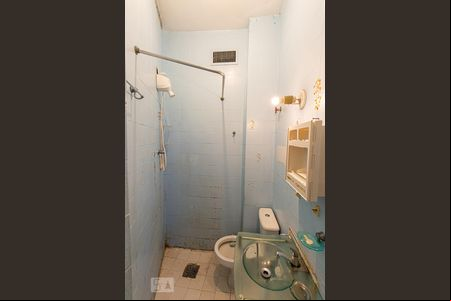 Banheiro da Suíte de apartamento à venda com 1 quarto, 48m² em Centro, Niterói