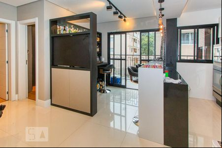 Sala/Cozinha de apartamento para alugar com 2 quartos, 64m² em Mossunguê, Curitiba