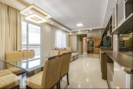 Sala de apartamento para alugar com 3 quartos, 162m² em Cabral, Curitiba